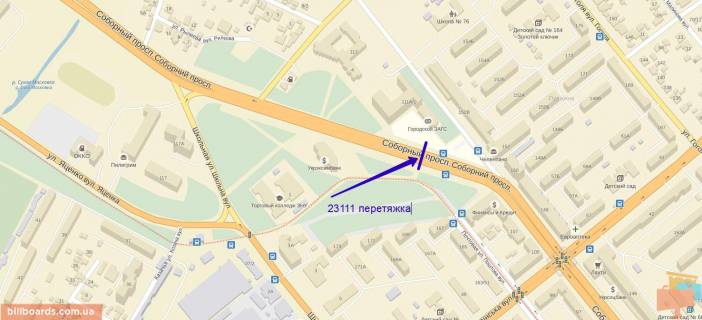 Non-Standard  in Zaporizhzhya st.Puskina (ostanovka) scheme